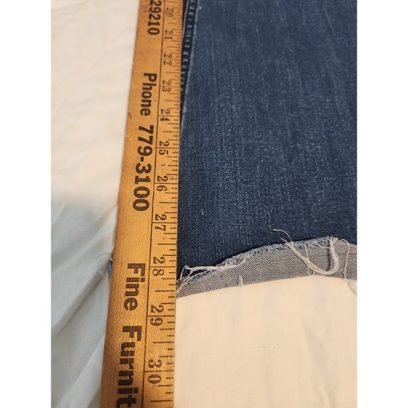 Hollister jeans 15R W32 L31 High-Rise Flare, Plus Size , Distressed Hem VTG - Picture 11 of 11